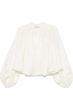 Rohe Pleated silk blouse