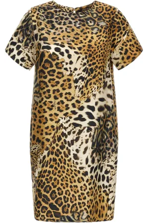 Roberto Cavalli Leopard-print mini dress