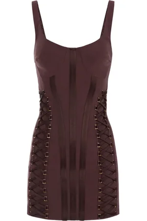 Elisabetta Franchi Corset-style mini dress