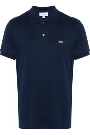 Lacoste Logo-patch cotton polo shirt