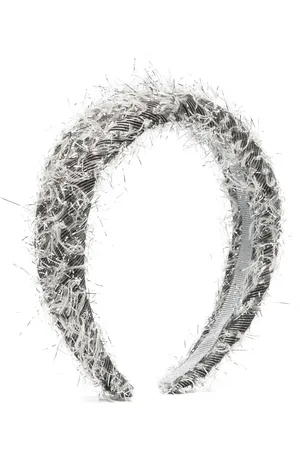 MONNALISA Frayed-effect headband