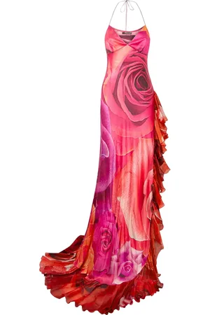 Roberto Cavalli Floral-print maxi dress