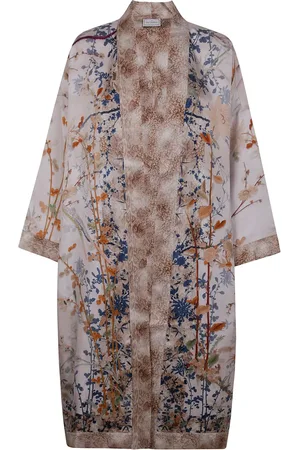 PIERRE-LOUIS MASCIA Aloe silk kimono