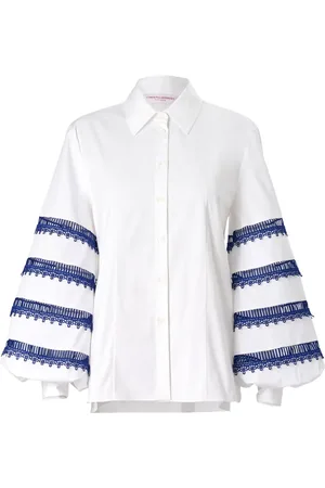 Carolina Herrera Lace-trim shirt
