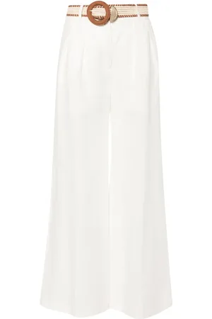 ZIMMERMANN Golden Tuck palazzo pants