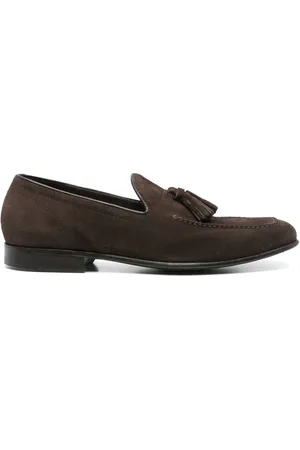 Green george Tassel-detail loafers