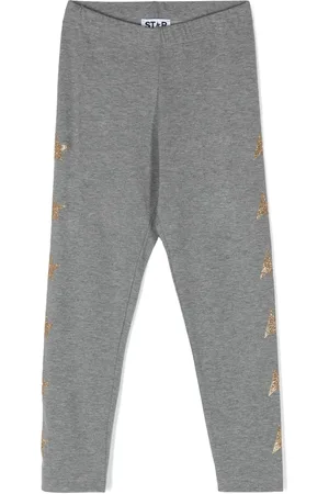 Golden Goose Glitter star-patch leggings