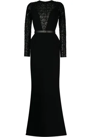 Saiid Kobeisy Bead embellishment long dress