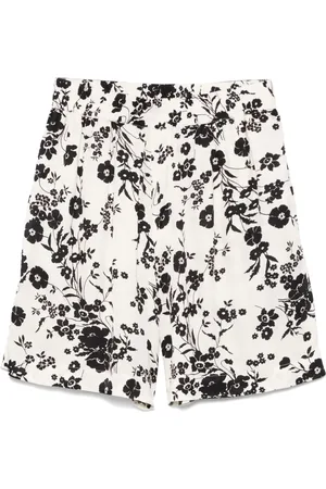 LANEUS Floral-print shorts