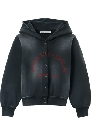 Alexander Wang Distressed hooded jacket