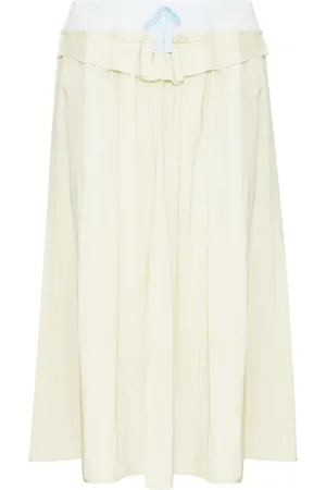 Maison Margiela Poplin midi skirt