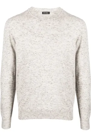 Ermenegildo Zegna Speckled-knit crew-neck jumper
