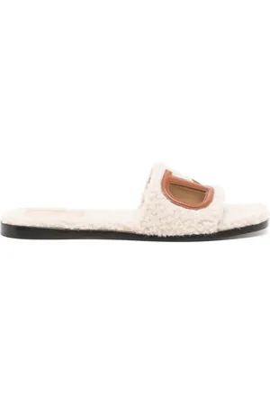VALENTINO GARAVANI VLogo cut-out slippers