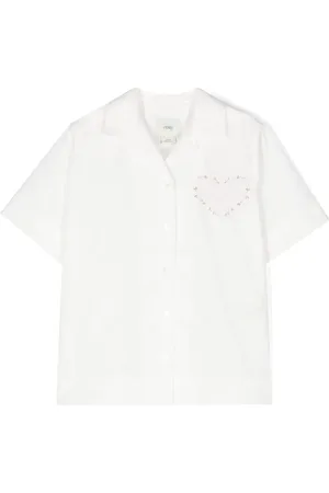 Fendi Logo-embroidered shirt