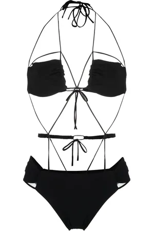 Nensi Dojaka Multi-strap design swimsuit