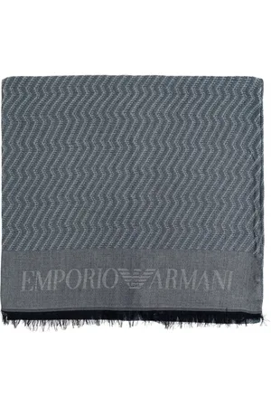 Emporio Armani Zigzag-pattern scarf