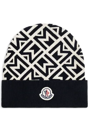 Moncler All-over logo beanie