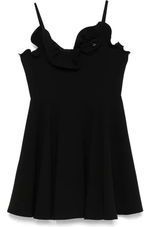 Elisabetta Franchi Floral-appliqué dress