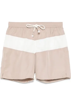 ELEVENTY Stripe swim shorts