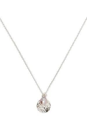 Dower and Hall Hammered-disk peacock gold necklace
