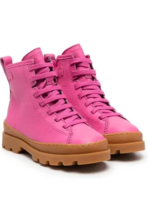 Camper Brutus leather lace-up boots