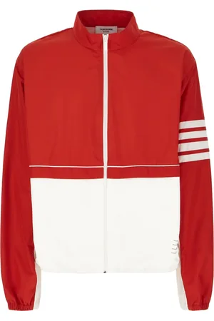 Thom Browne 4-Bar ripstop windbreaker