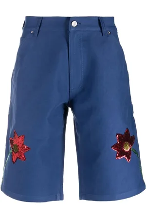 Sky High Farm Sequin-embellished detail shorts