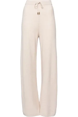 N.PEAL Honeycomb knitted trousers