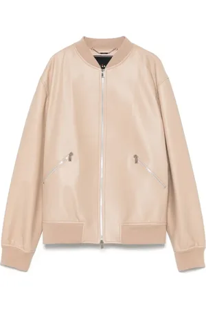 Kiton Leather bomber jacket