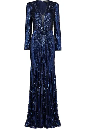 Jenny Packham Margot sequin-embellished evening dress