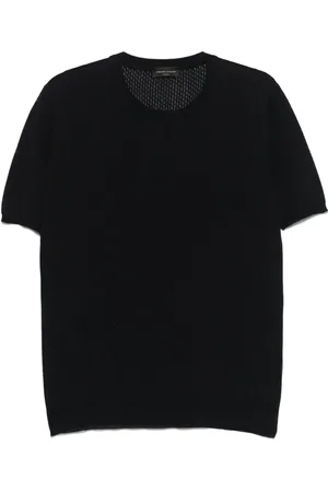 Roberto Collina Openwork-knit T-shirt