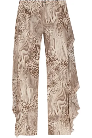 BLUMARINE Printed jeans