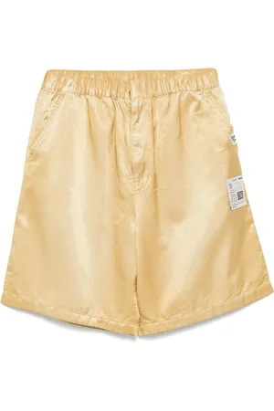 Maison Mihara Yasuhiro Logo-patch shorts