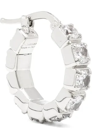 Jil Sander Zirconia-embellished single hoop earring
