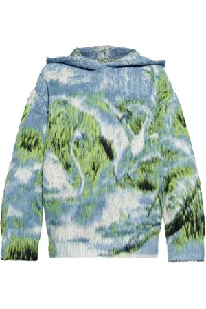 The Attico Brushed-jacquard sweater