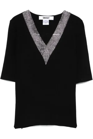 DKNY Crystal-embellished top