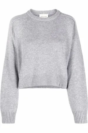 Loulou de Saison Ribbed-trim cropped jumper