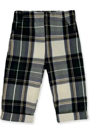 LA STUPENDERIA Checked trousers