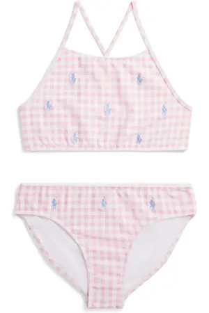 Ralph Lauren Polo Pony embroidered two-piece swimsuit