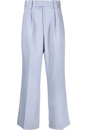 Viktor & Rolf Pleat-detail wide-leg trousers