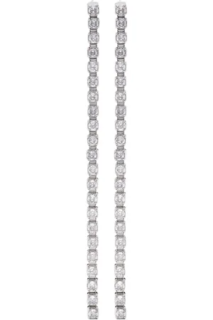 Jil Sander Crystal-embellished drop earrings