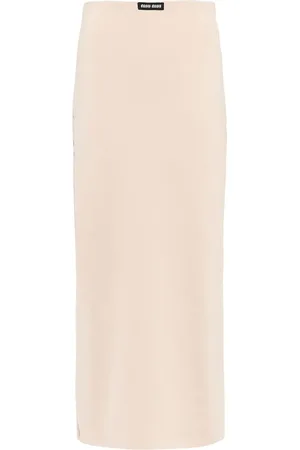 Miu Miu High-waist midi skirt