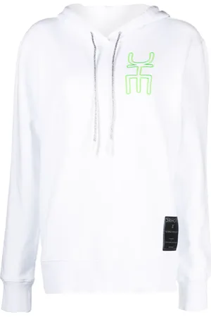 DRHOPE Logo-embroidered cotton hoodie