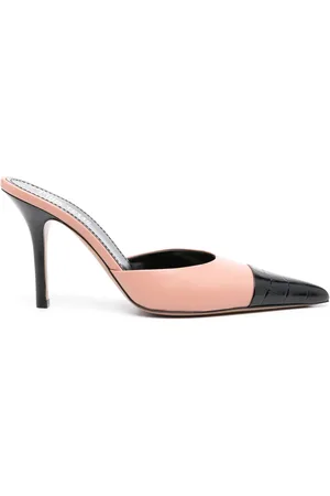 PARIS TEXAS 90mm two-tone mules