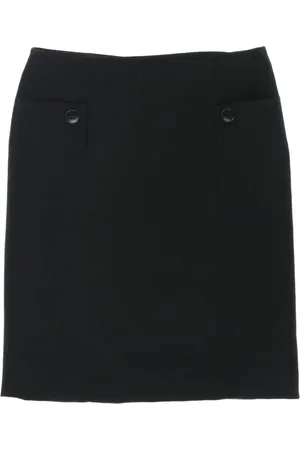 VALENTINO GARAVANI 2000s pocketed wool skirt
