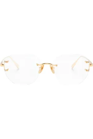 Linda Farrow Sandor oval-frame glasses