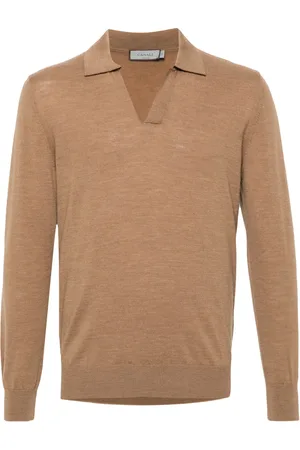 CANALI Merino wool polo shirt