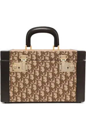 Dior Logo mania vanity travel trunk case