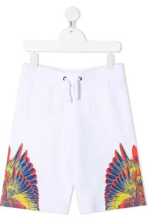 MARCELO BURLON Wings print track shorts