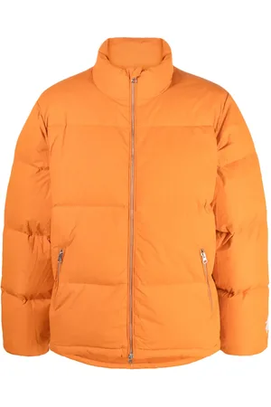 STUSSY Logo-embroidered padded jacket